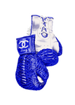 CHANEL BLUE BOXING GLOVES