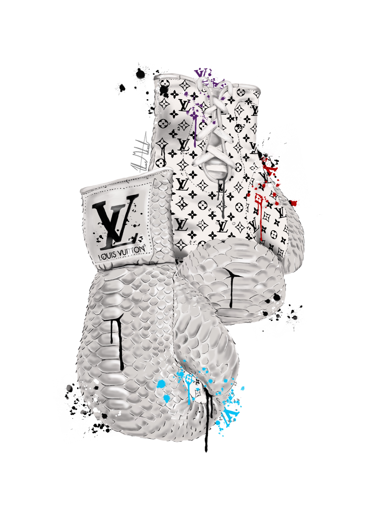 LV BOXING GLOVES Elias Mikael