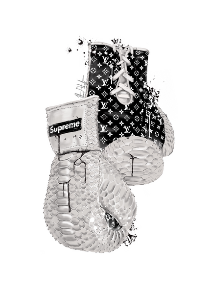 SUPREME BLACK BOXING GLOVES – Elias Mikael