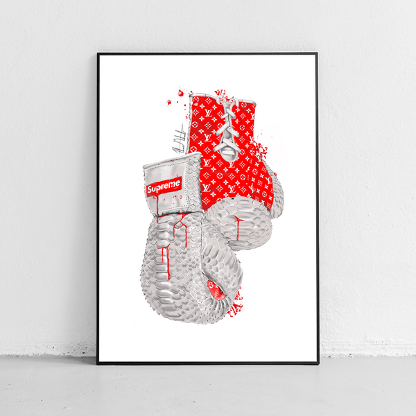 Supreme everlast online boxing gloves